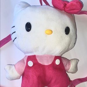 Hello kitty plush backpack!